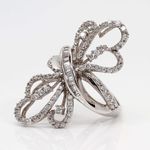 серебряное кольцо с цирконом  59080671